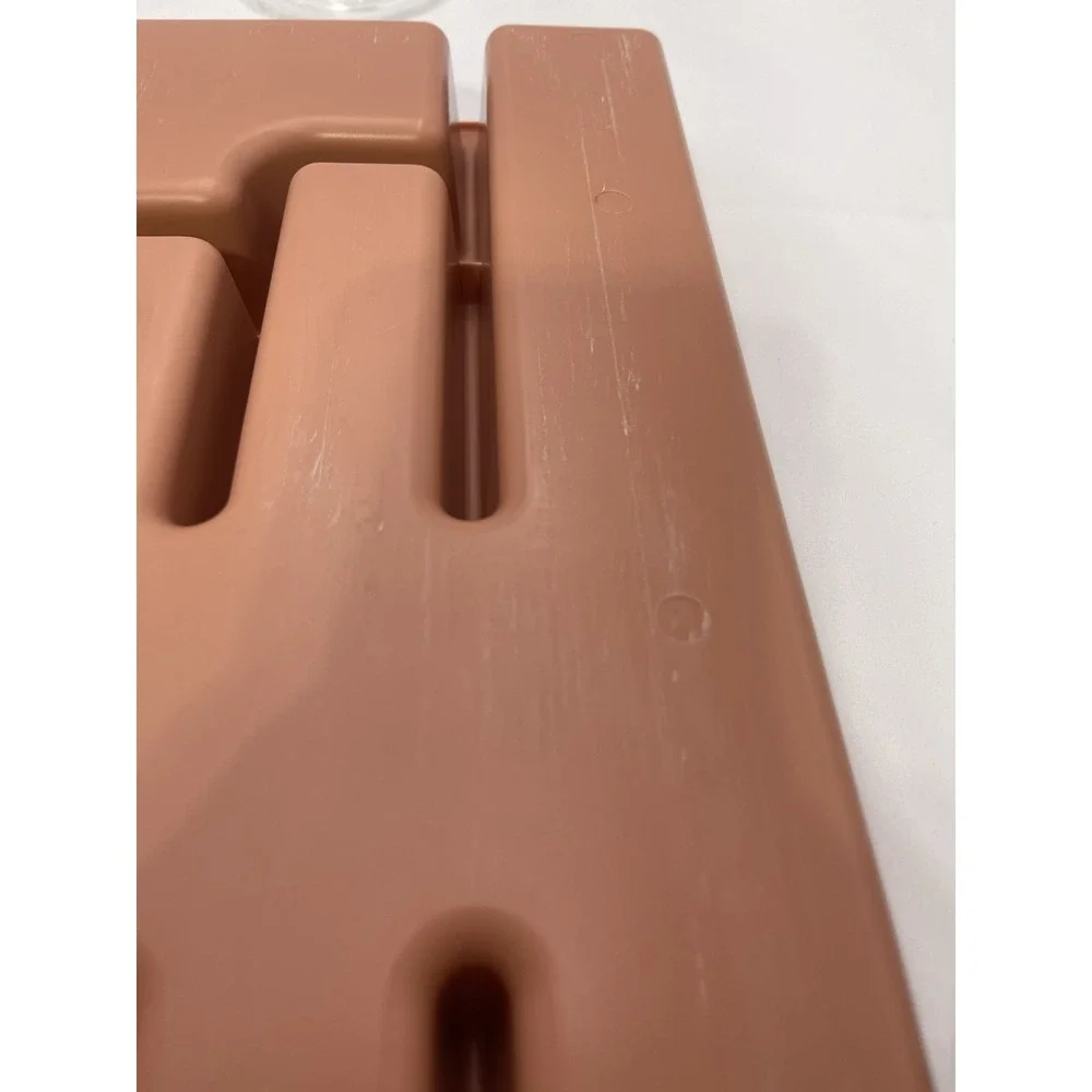 Vintage Pink Rubbermaid Plastic Silverware Flatware Utensil‎ Holder Tray